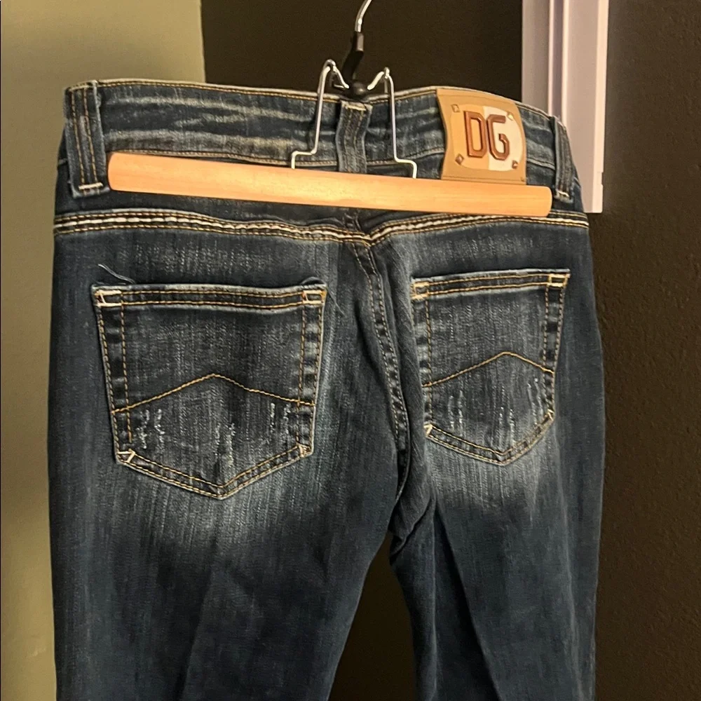 Dolce & Gabbana Dark Blue Straight Leg Jeans, mens waist 28 - Picture 7 of 10